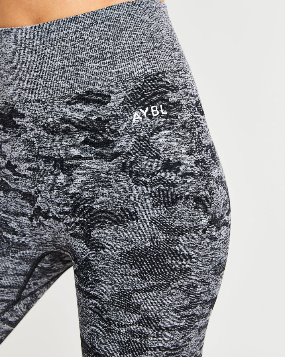 AYBL Evolve Camo Seamless Leggings Schwarz | 45712-VJQX