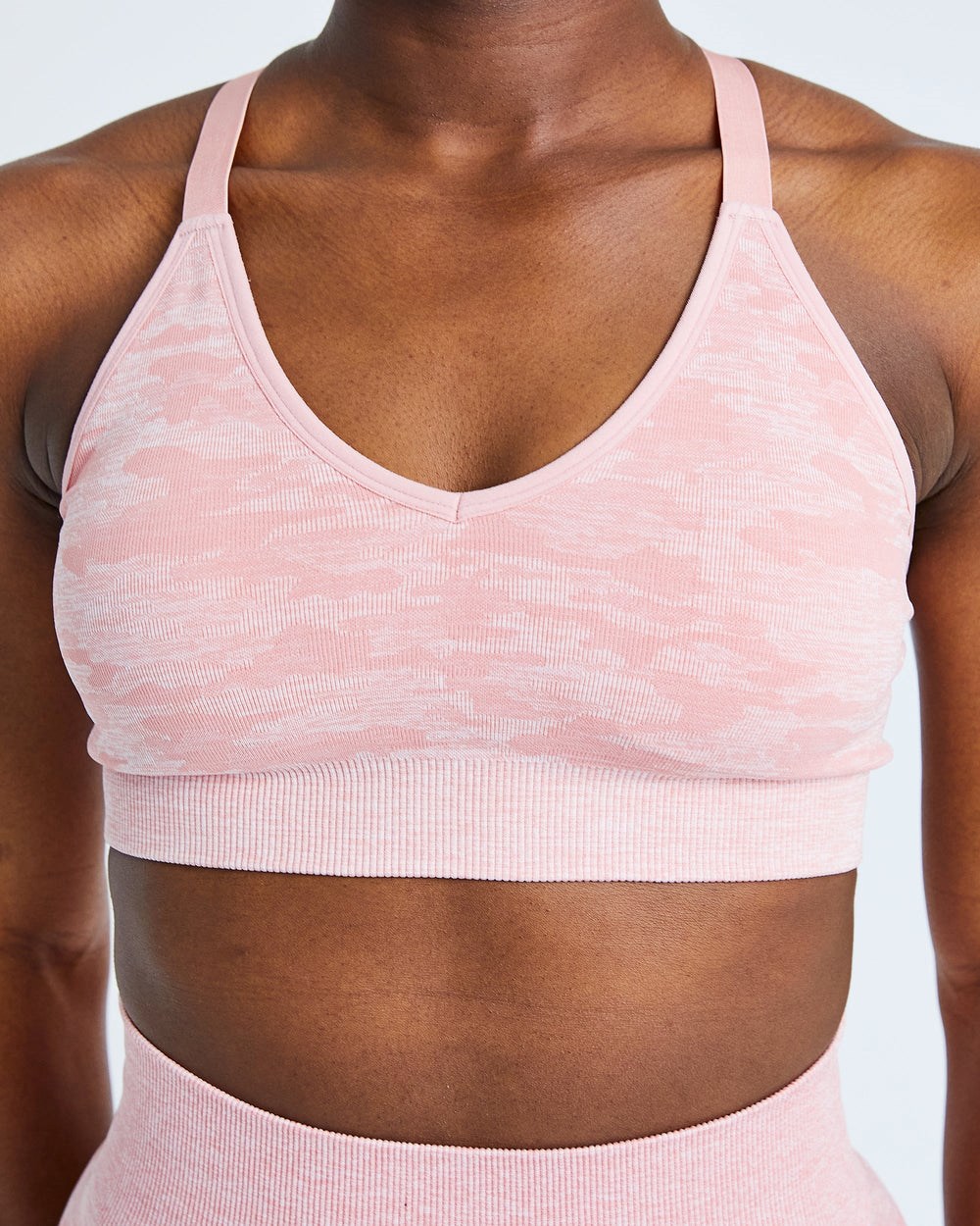 AYBL Evolve Camo Seamless Sports Bra Rosa | 48956-WSVP