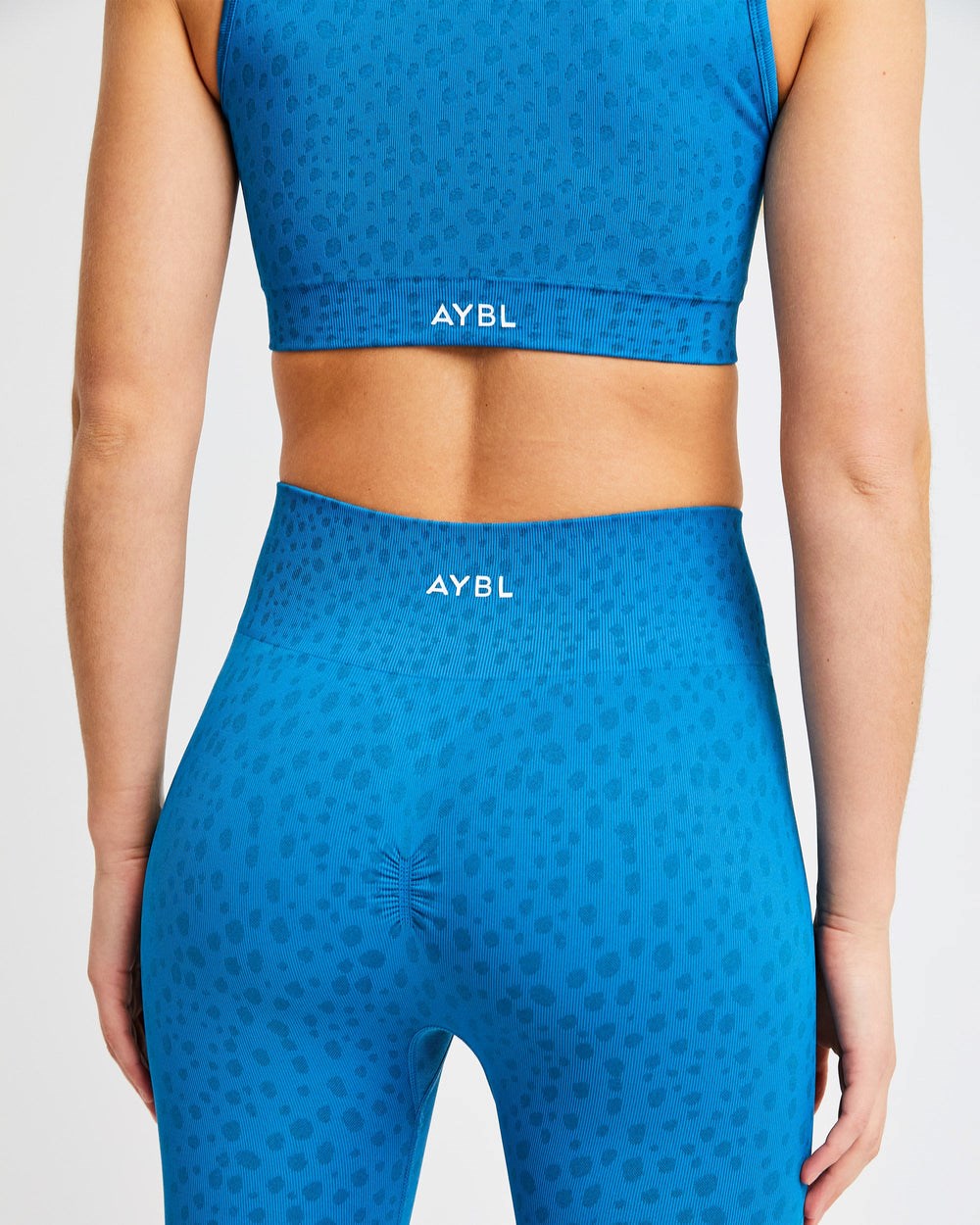 AYBL Evolve Speckle Seamless Crop Vest Blau | 31247-RGTJ