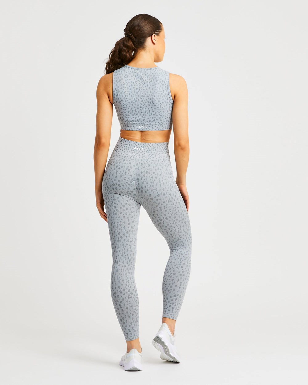 AYBL Evolve Speckle Seamless Crop Vest Hellgrau | 24617-QIXC