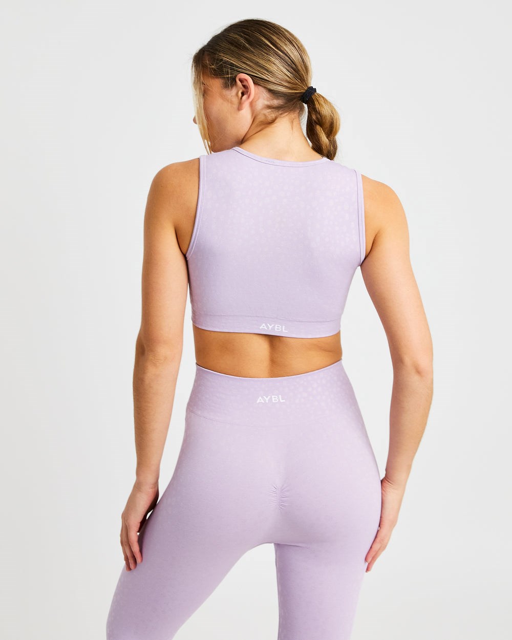 AYBL Evolve Speckle Seamless Crop Vest Lilac | 39126-STCL