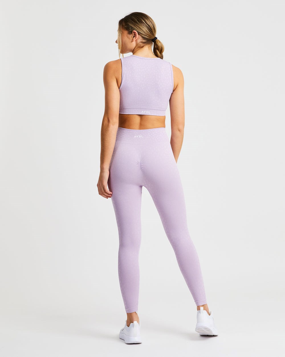 AYBL Evolve Speckle Seamless Crop Vest Lilac | 39126-STCL