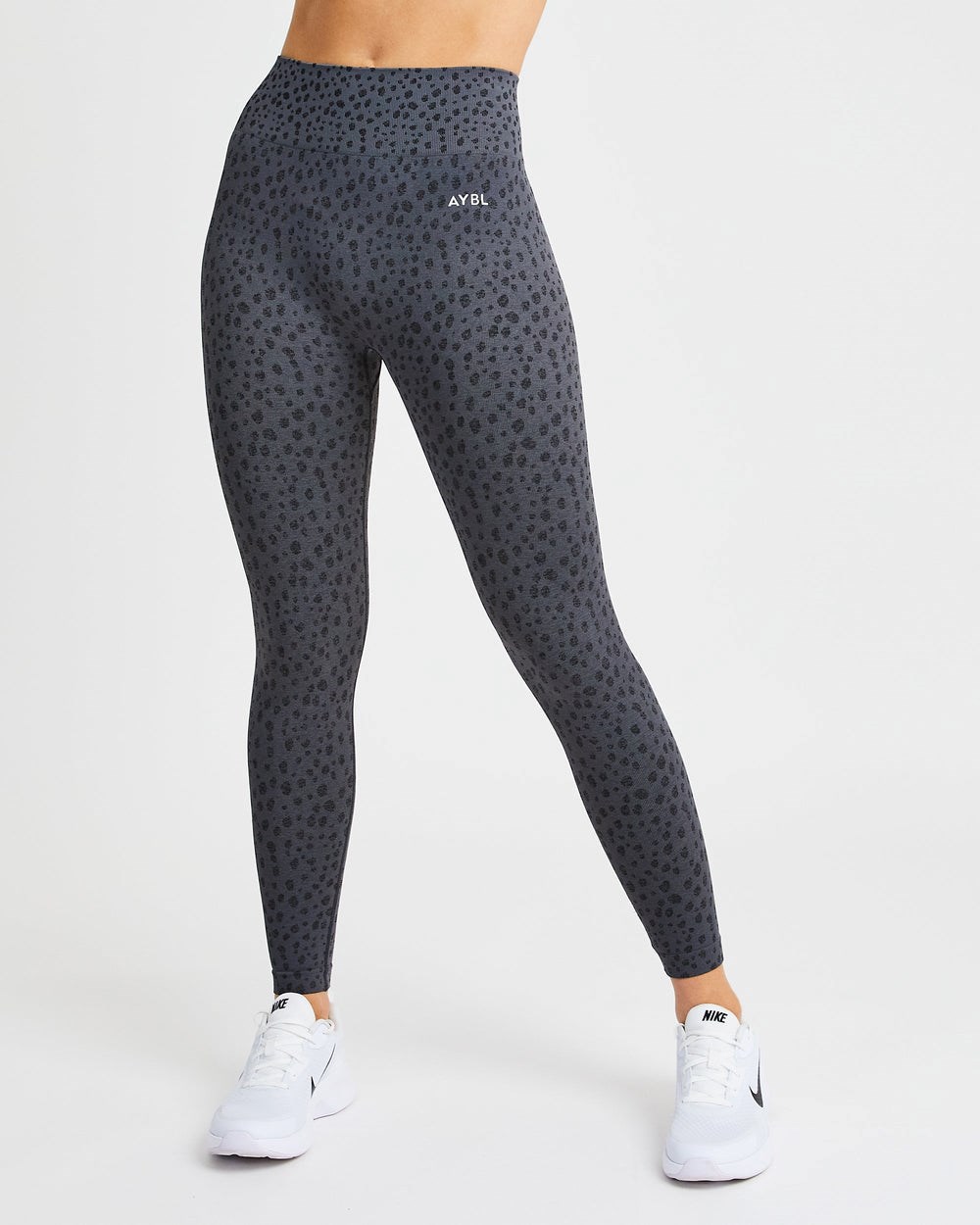 AYBL Evolve Speckle Seamless Leggings Charcoal | 02856-CVPF