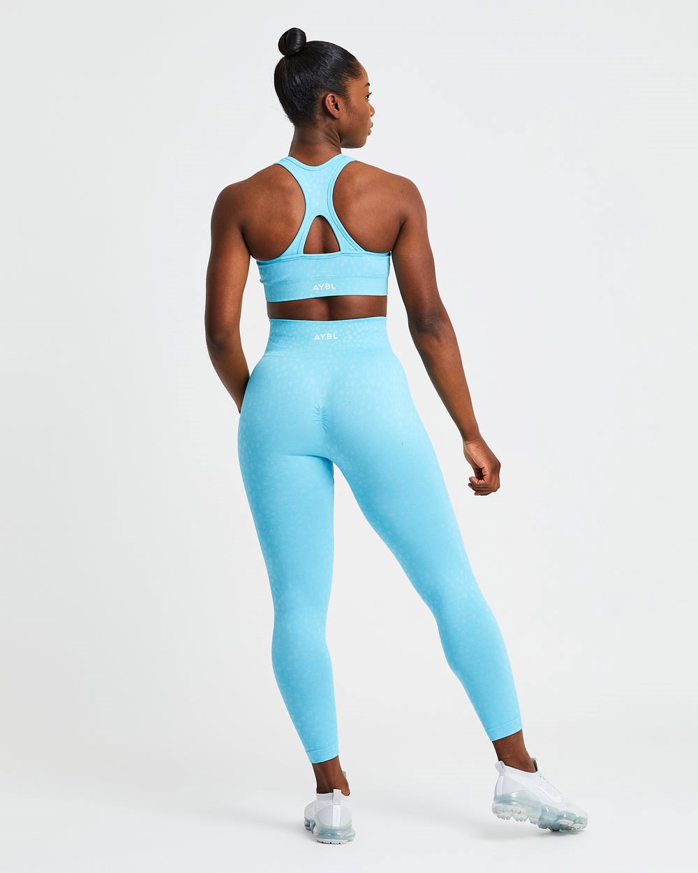 AYBL Evolve Speckle Seamless Leggings Hellblau | 45713-AEYG