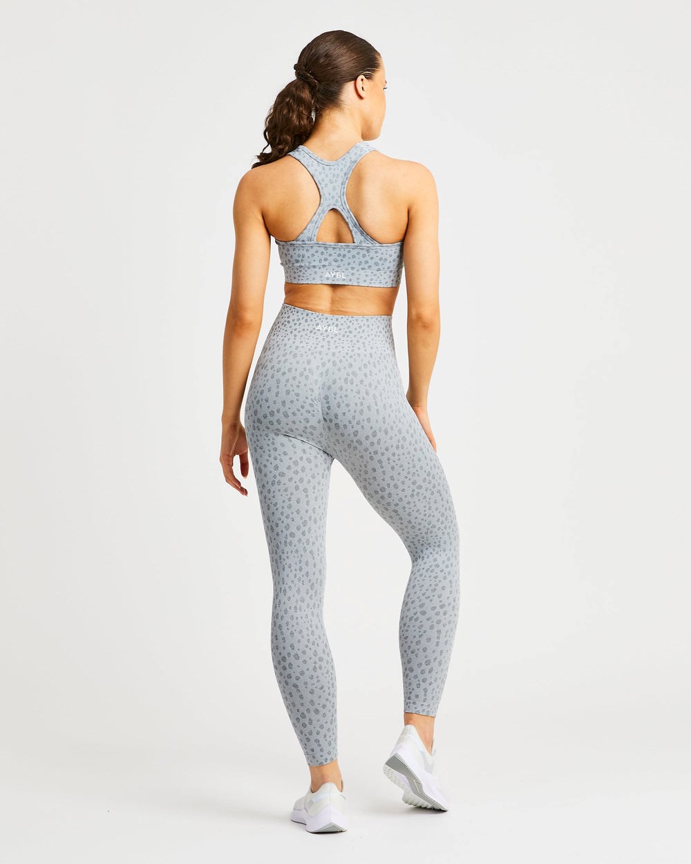 AYBL Evolve Speckle Seamless Leggings Hellgrau | 78061-LDIR