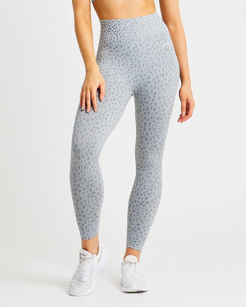 AYBL Evolve Speckle Seamless Leggings Hellgrau | 78061-LDIR