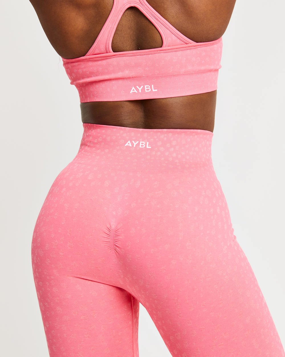 AYBL Evolve Speckle Seamless Leggings Koralle Rosa | 20947-HJRP