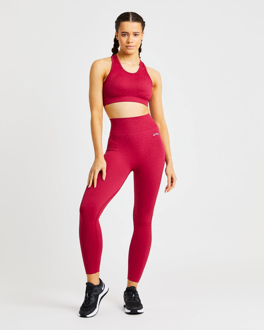 AYBL Evolve Speckle Seamless Leggings Raspberry | 54639-POHQ