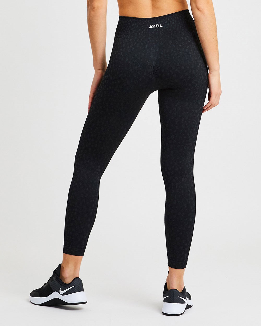 AYBL Evolve Speckle Seamless Leggings Schwarz | 95204-PLRI