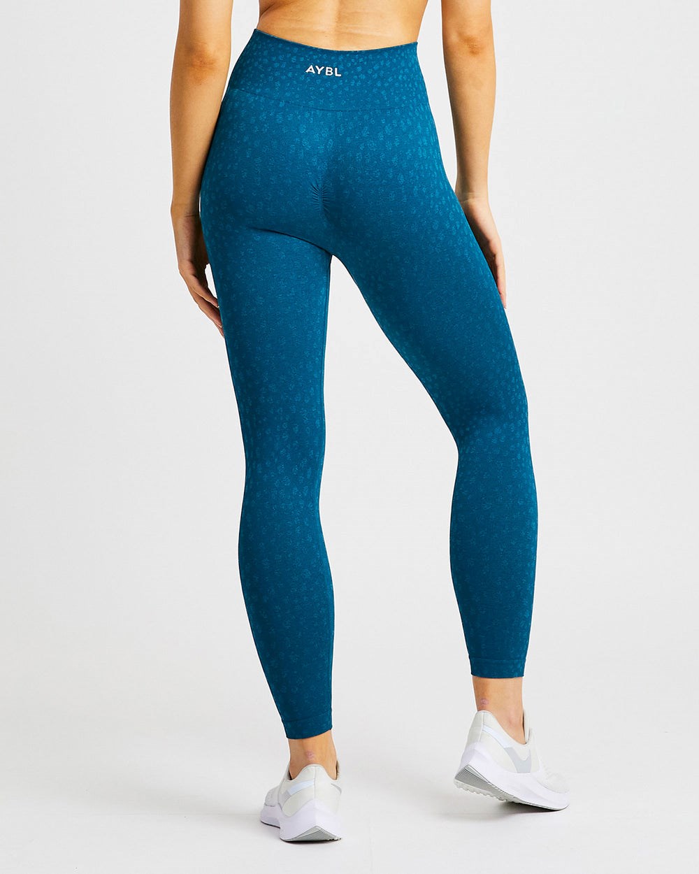 AYBL Evolve Speckle Seamless Leggings Teal | 83709-VJIR