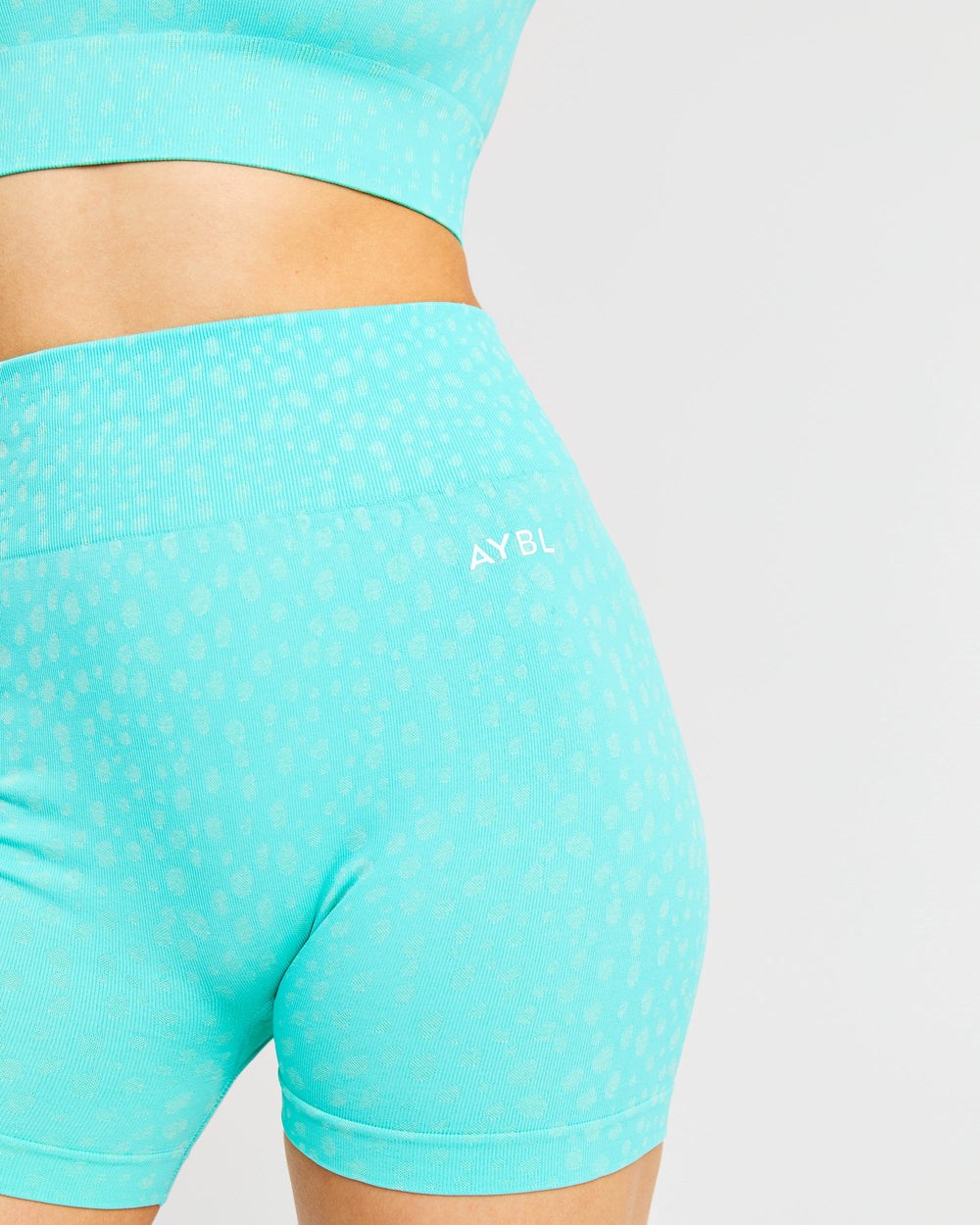 AYBL Evolve Speckle Seamless Shorts Grün | 14928-UFSR