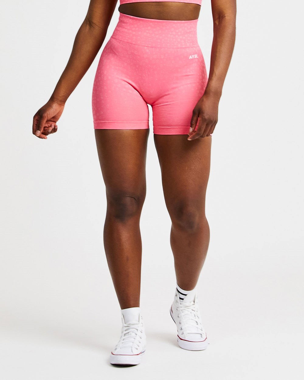 AYBL Evolve Speckle Seamless Shorts Koralle Rosa | 81904-RZUO