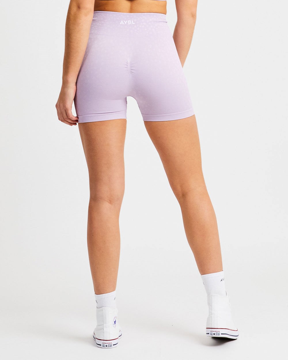 AYBL Evolve Speckle Seamless Shorts Lilac | 36485-KUWC