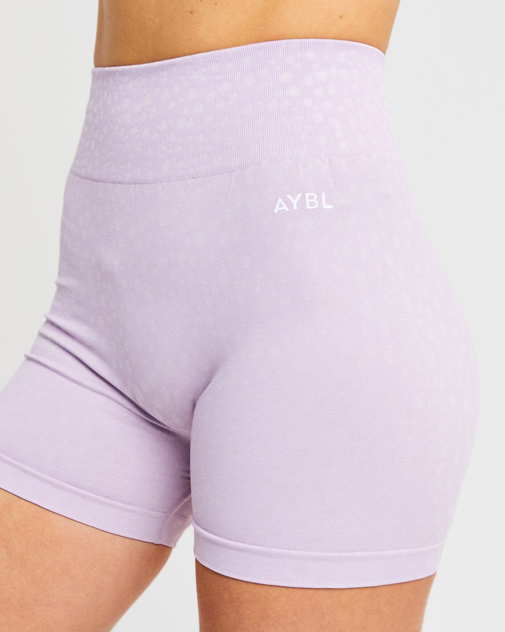 AYBL Evolve Speckle Seamless Shorts Lilac | 36485-KUWC