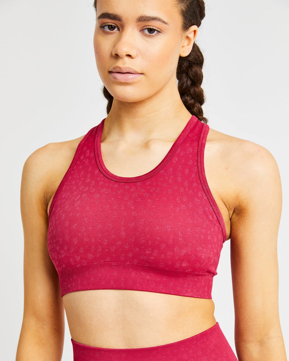 AYBL Evolve Speckle Seamless Sports Bra Raspberry | 46028-JAVX