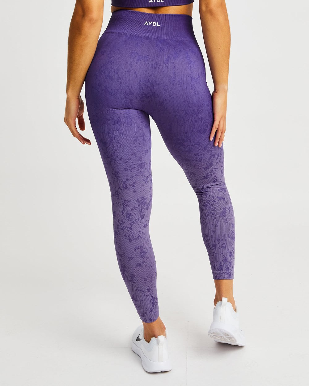 AYBL Flare Seamless Leggings Lila | 54819-BGXU