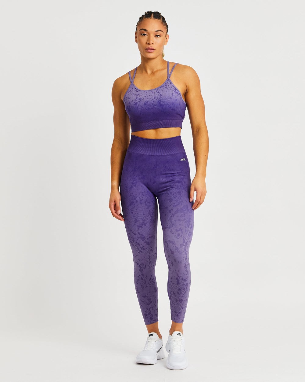 AYBL Flare Seamless Leggings Lila | 54819-BGXU