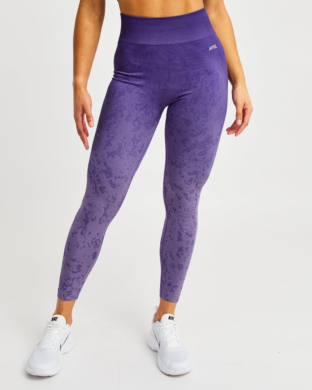 AYBL Flare Seamless Leggings Lila | 54819-BGXU