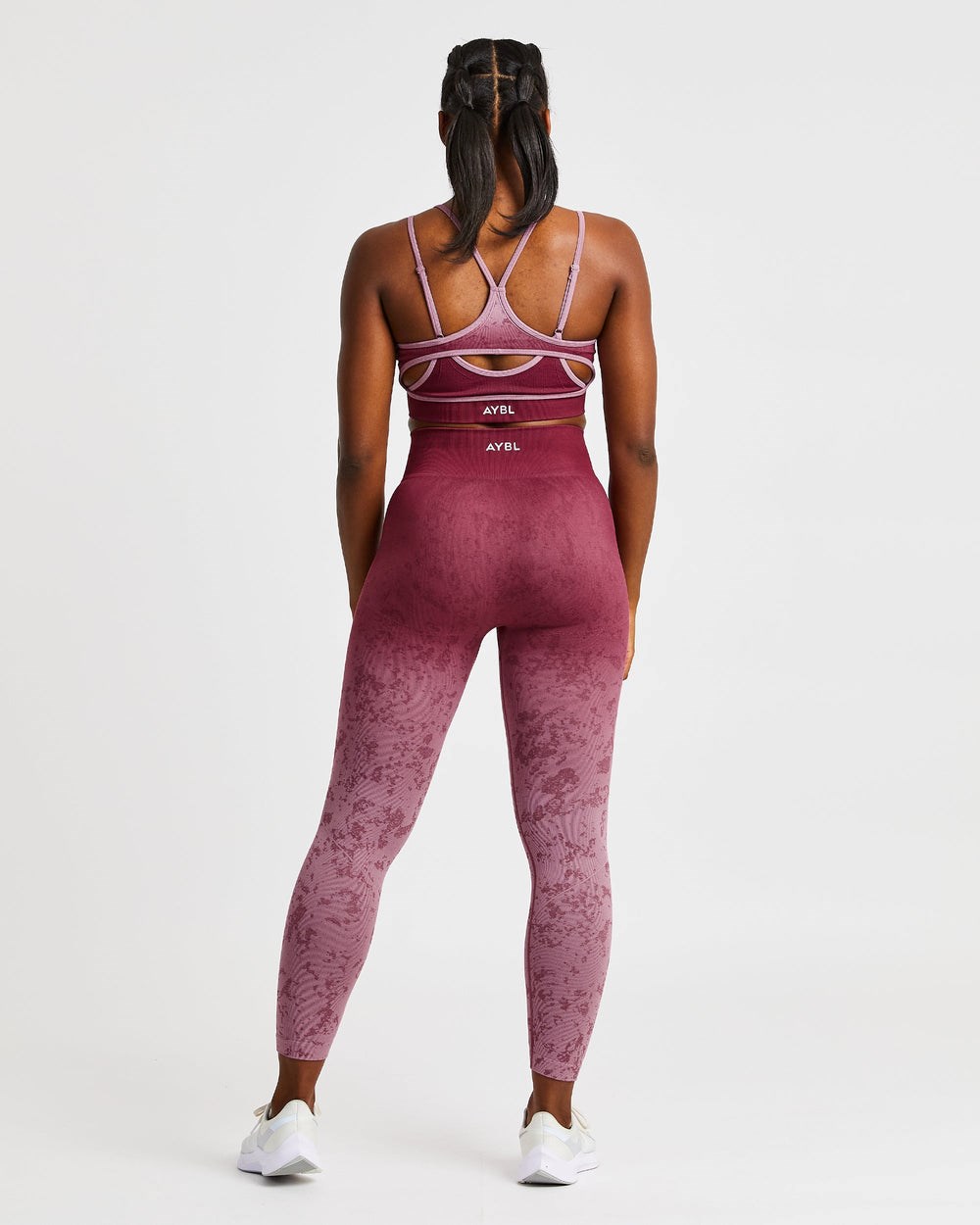 AYBL Flare Seamless Leggings Plum | 47529-BQCD