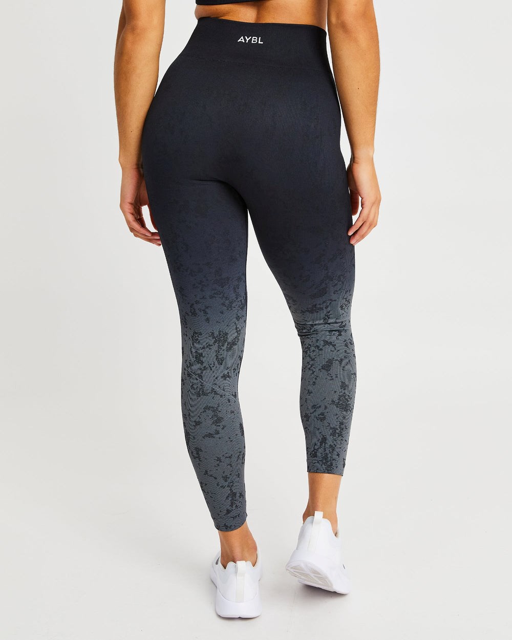 AYBL Flare Seamless Leggings Schwarz | 47521-MZBK