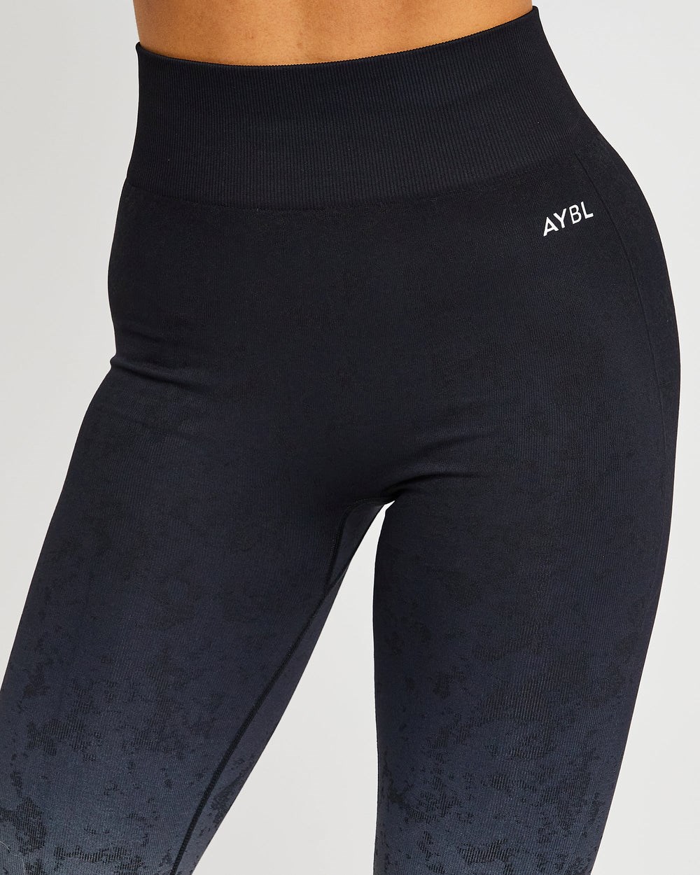 AYBL Flare Seamless Leggings Schwarz | 47521-MZBK