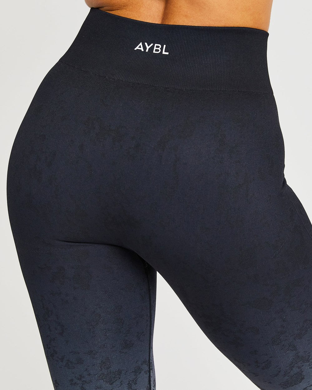 AYBL Flare Seamless Leggings Schwarz | 47521-MZBK