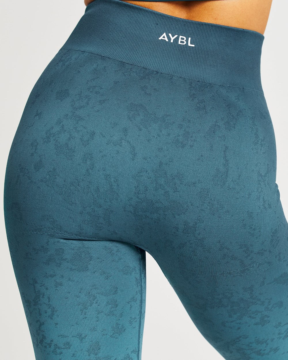 AYBL Flare Seamless Leggings Teal | 58017-IXVZ