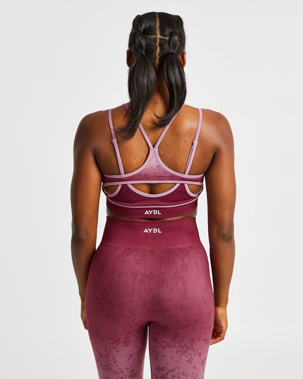 AYBL Flare Seamless Sports Bra Plum | 93460-BGCM