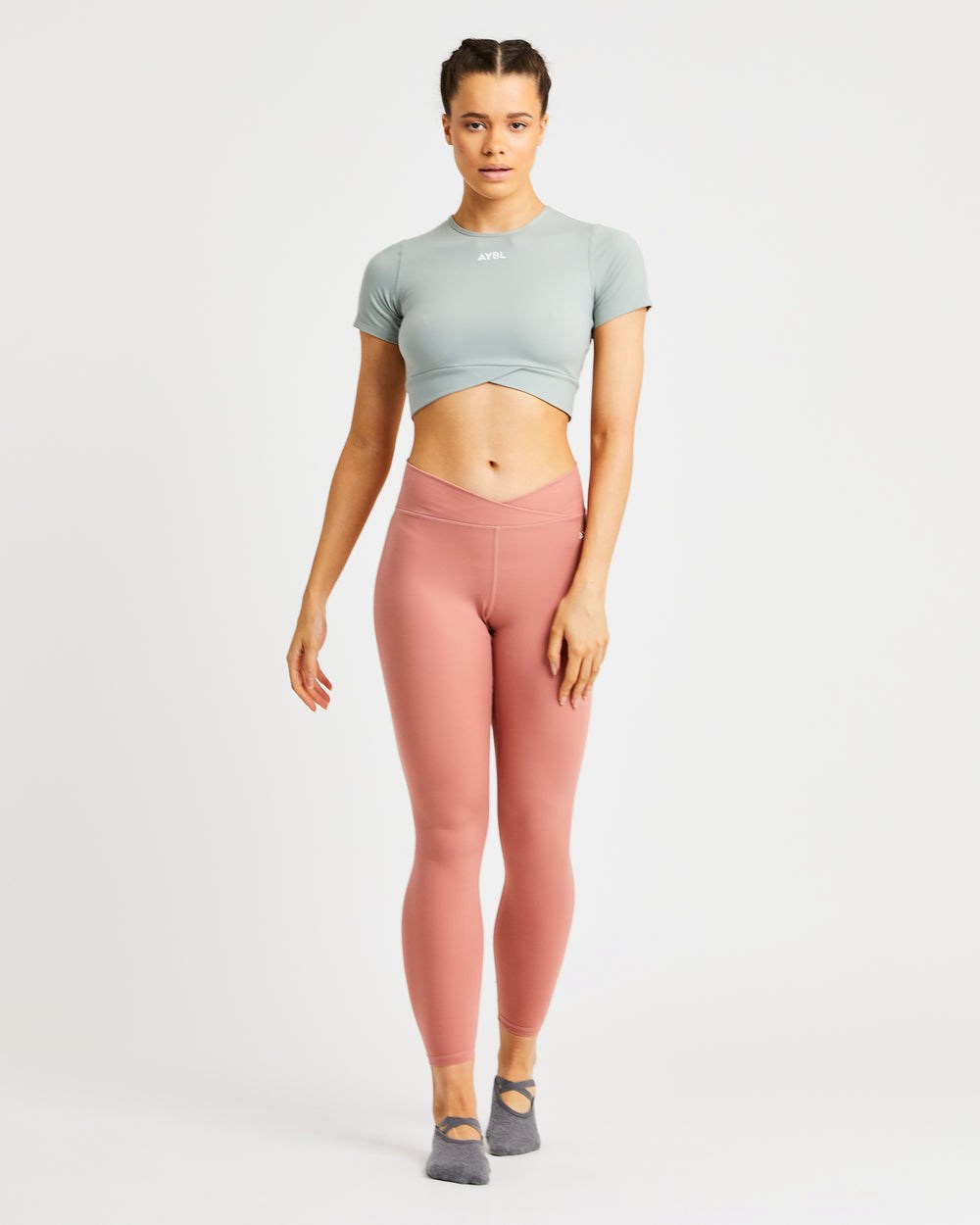 AYBL Flow Crop Top Grün | 31074-PZAM