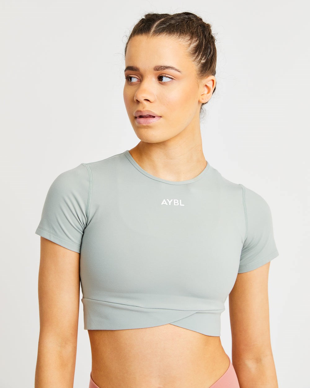 AYBL Flow Crop Top Grün | 31074-PZAM