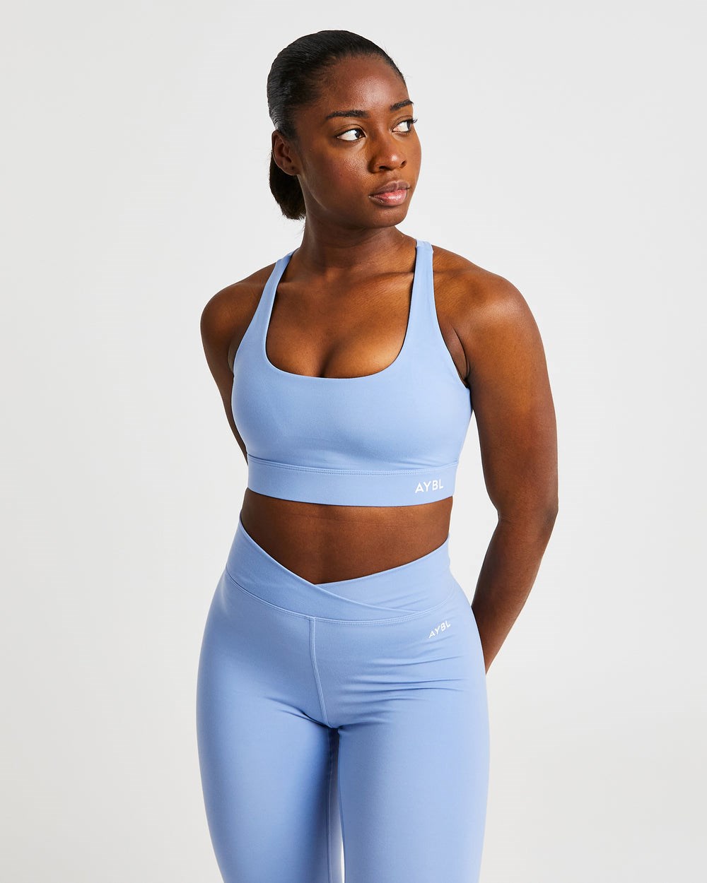 AYBL Flow Sports Bra Blau | 13857-OWFR