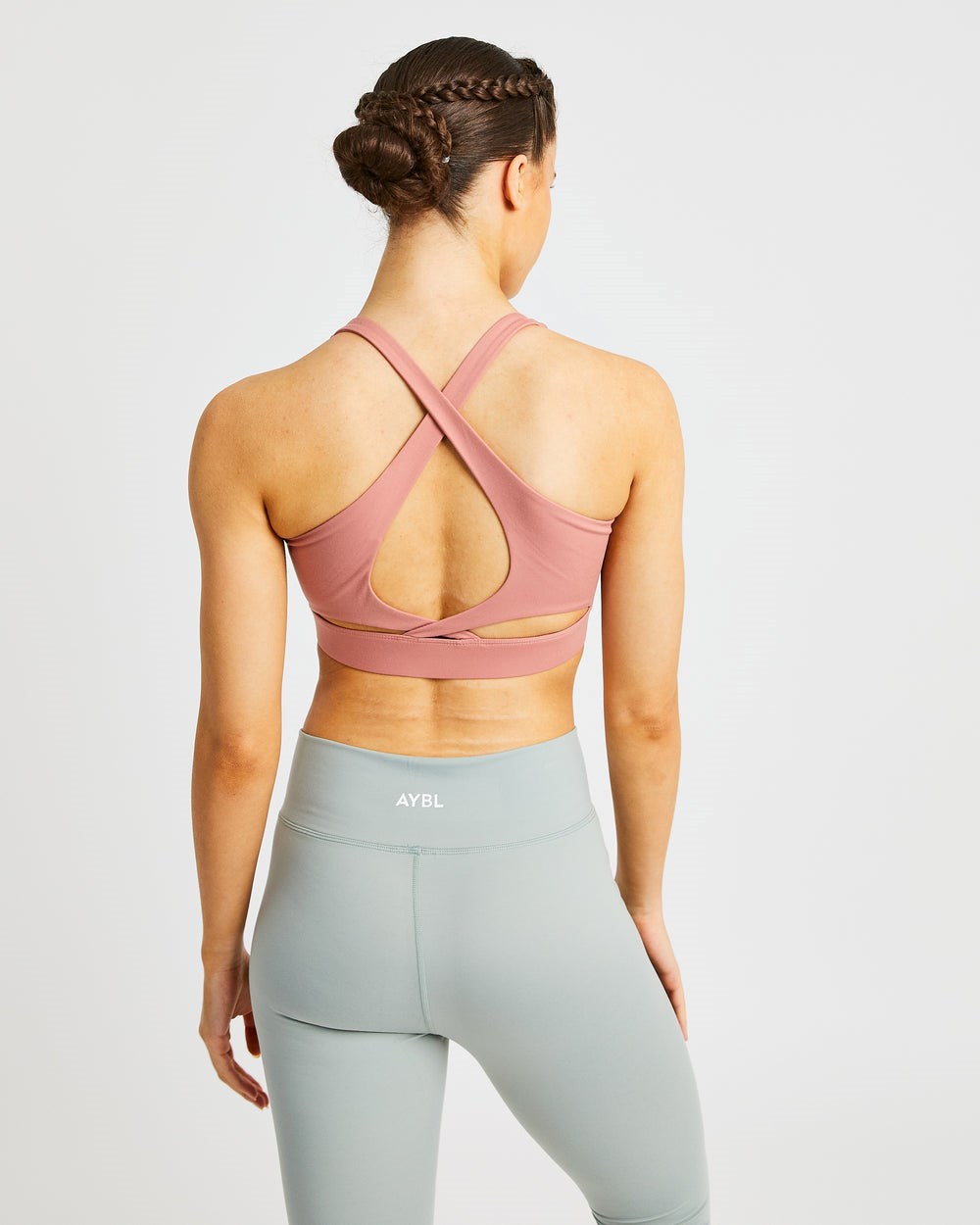 AYBL Flow Sports Bra Rosa | 81325-YFLC