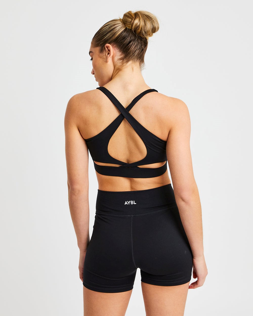 AYBL Flow Sports Bra Schwarz | 04189-AZYG