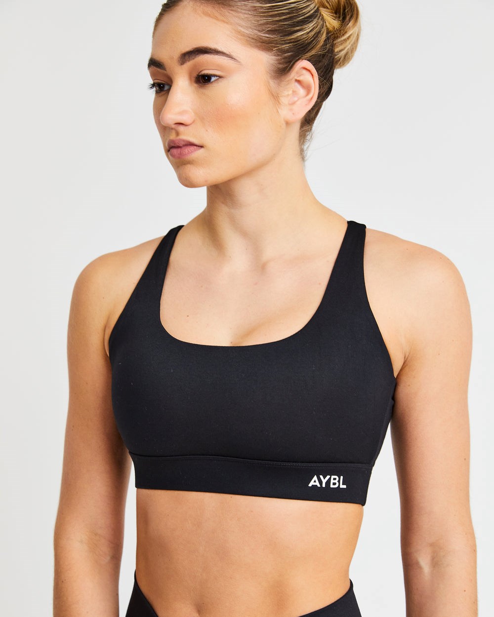 AYBL Flow Sports Bra Schwarz | 04189-AZYG