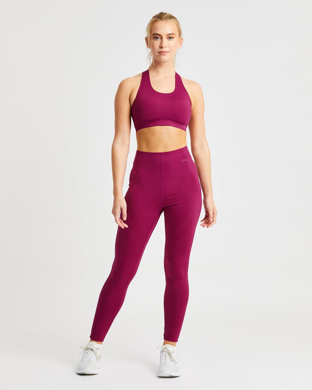 AYBL Fusion Leggings Berry Wine | 62839-JKRN