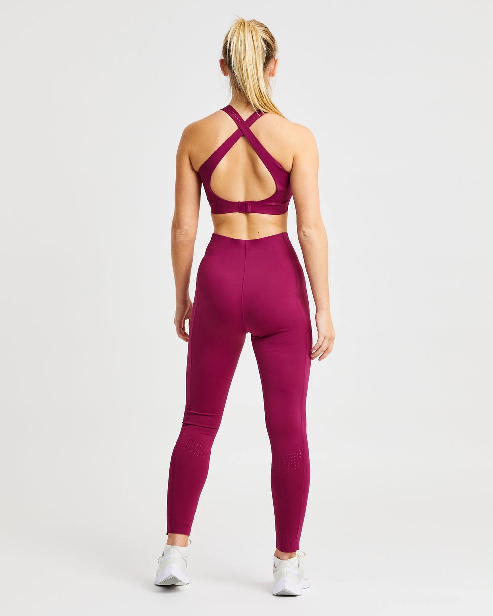 AYBL Fusion Leggings Berry Wine | 62839-JKRN