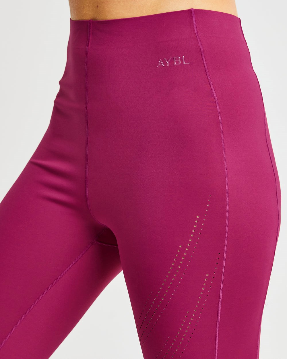 AYBL Fusion Leggings Berry Wine | 62839-JKRN