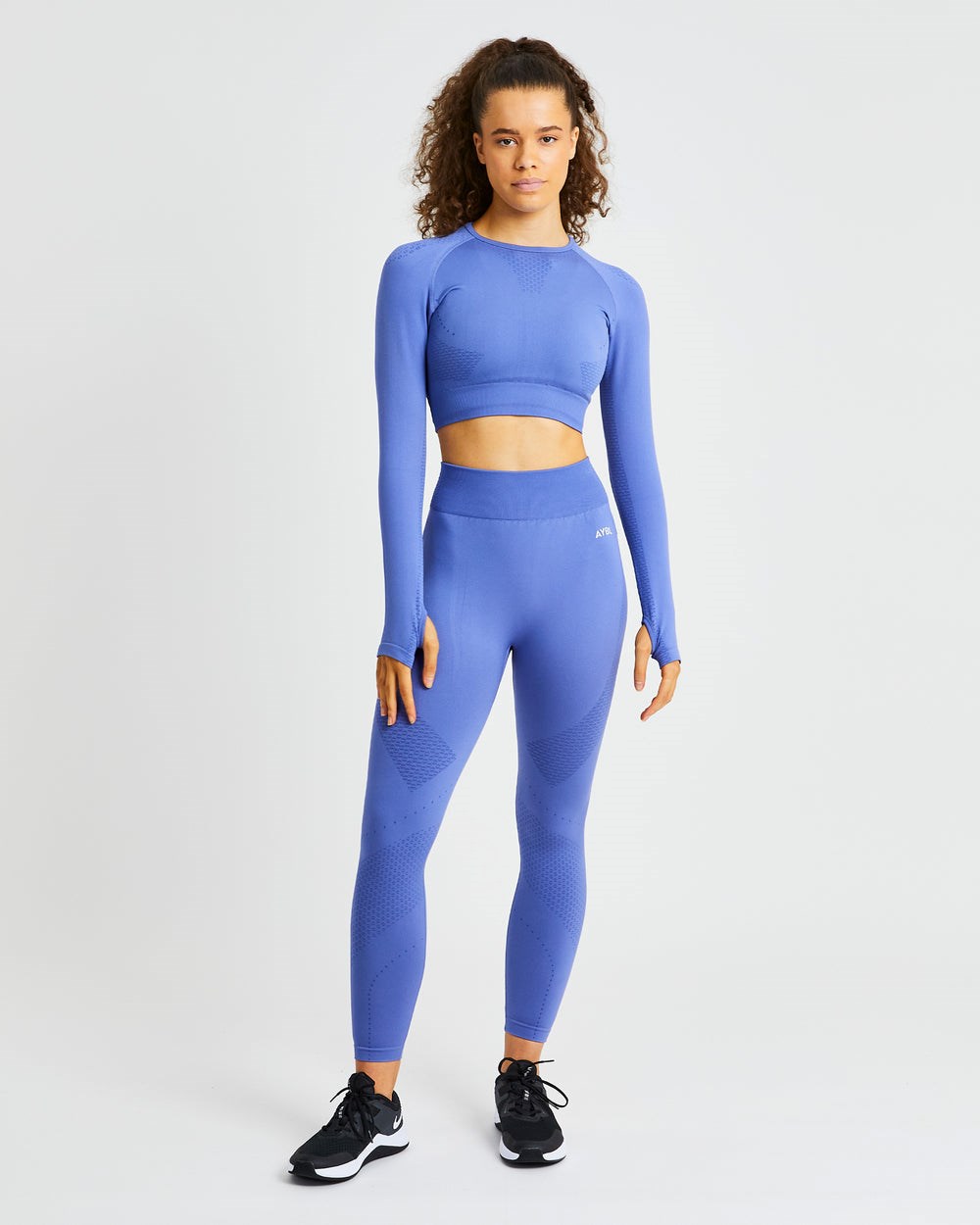 AYBL Ignite Seamless Leggings Blau | 46357-MOAT