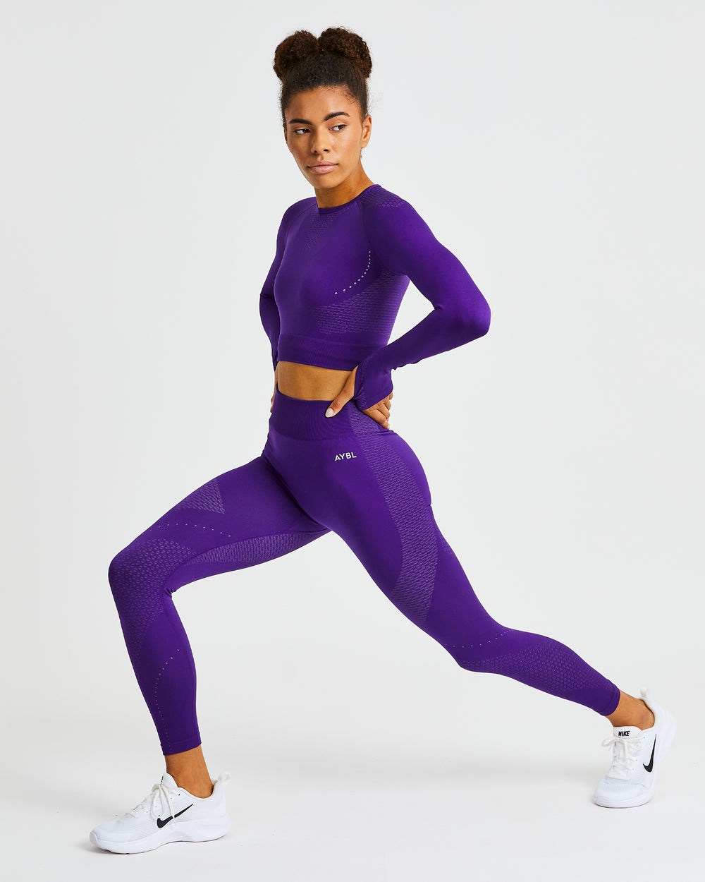 AYBL Ignite Seamless Leggings Lila | 48201-XCPQ