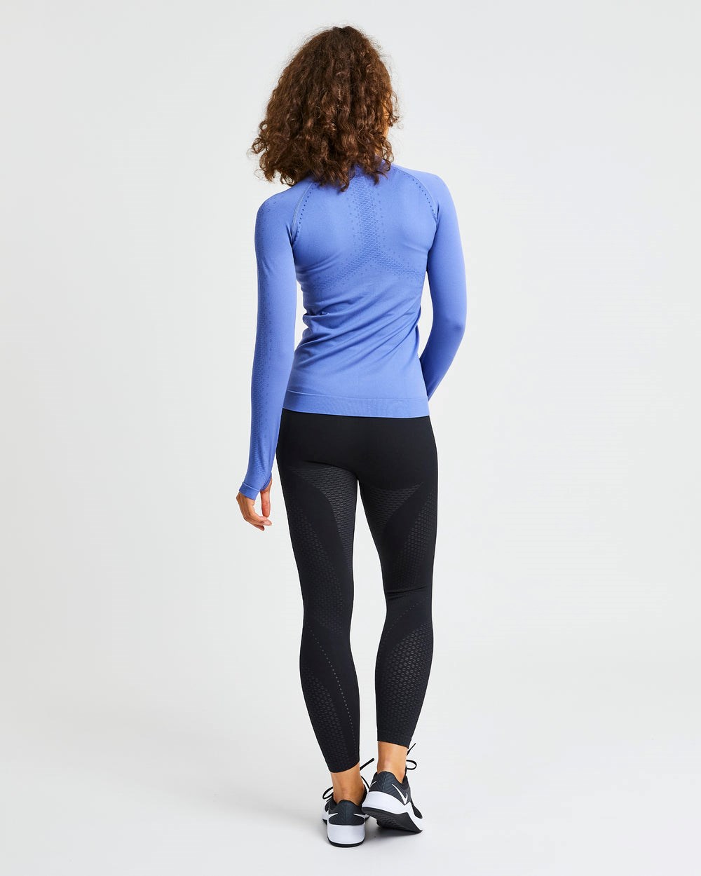 AYBL Ignite Seamless Zip Jacket Blau | 82143-XDFG