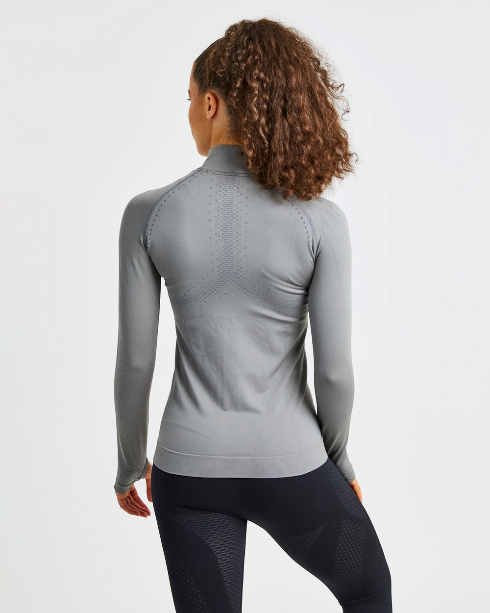 AYBL Ignite Seamless Zip Jacket Grau | 85061-SFZT