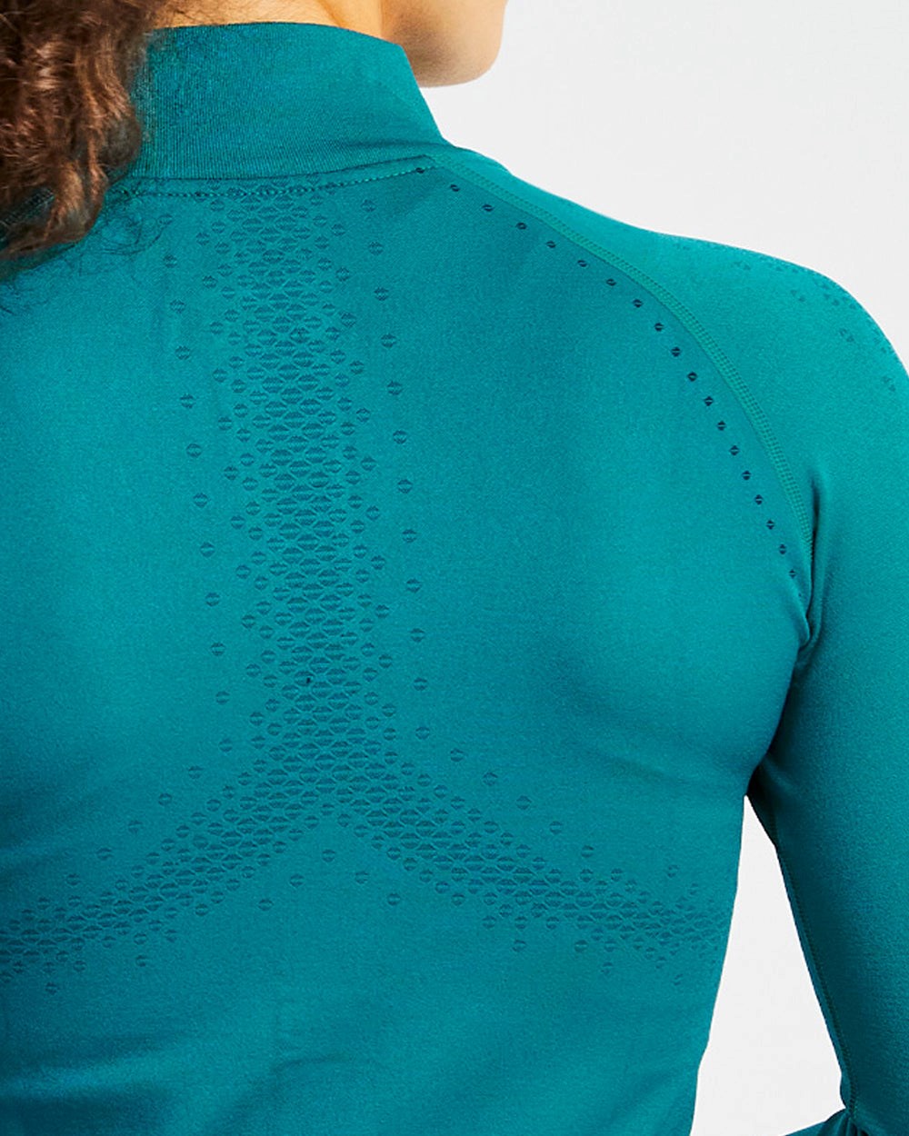 AYBL Ignite Seamless Zip Jacket Hyper Teal | 25309-HUZM