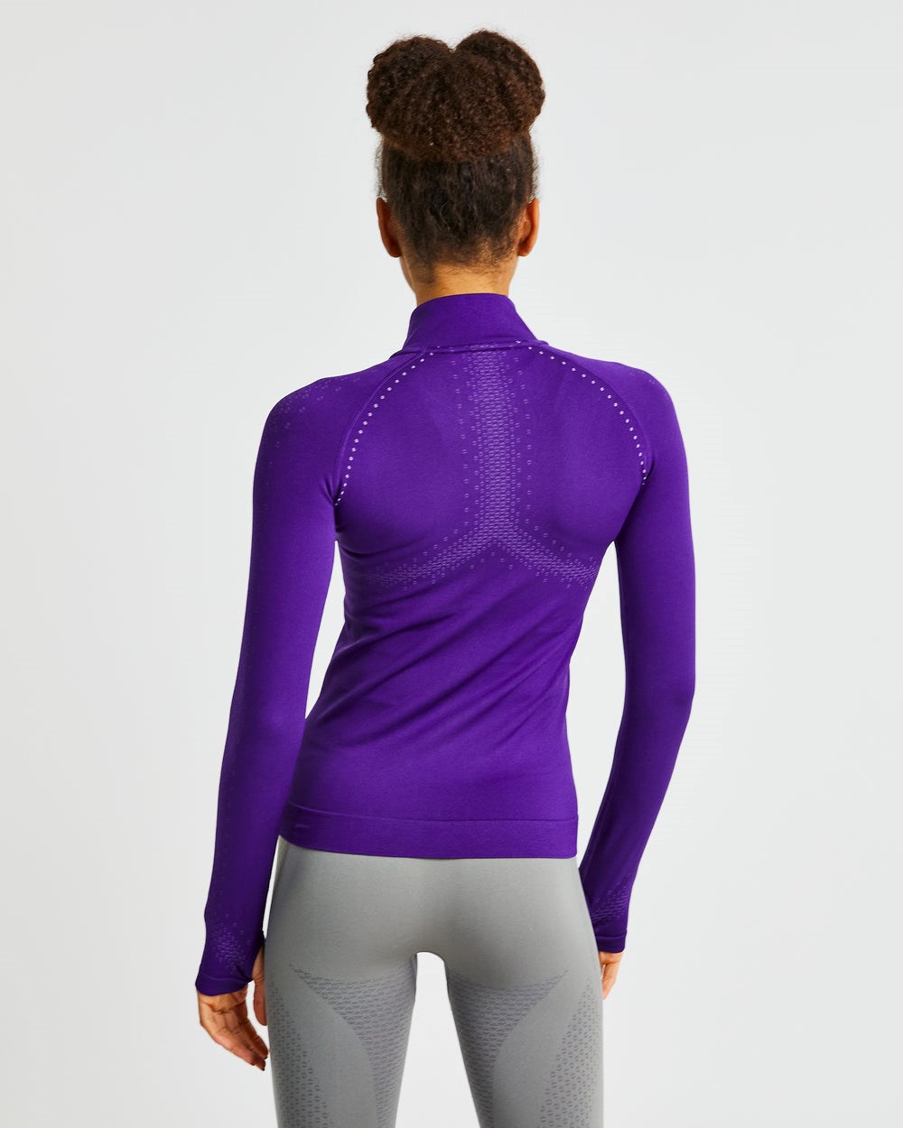 AYBL Ignite Seamless Zip Jacket Lila | 61520-EXIP