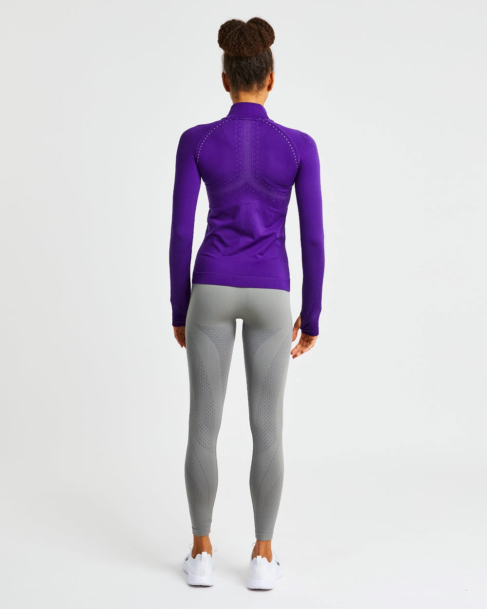 AYBL Ignite Seamless Zip Jacket Lila | 61520-EXIP