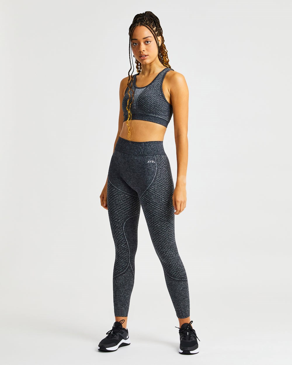 AYBL Impact Seamless Leggings Schwarz | 72981-FJVH