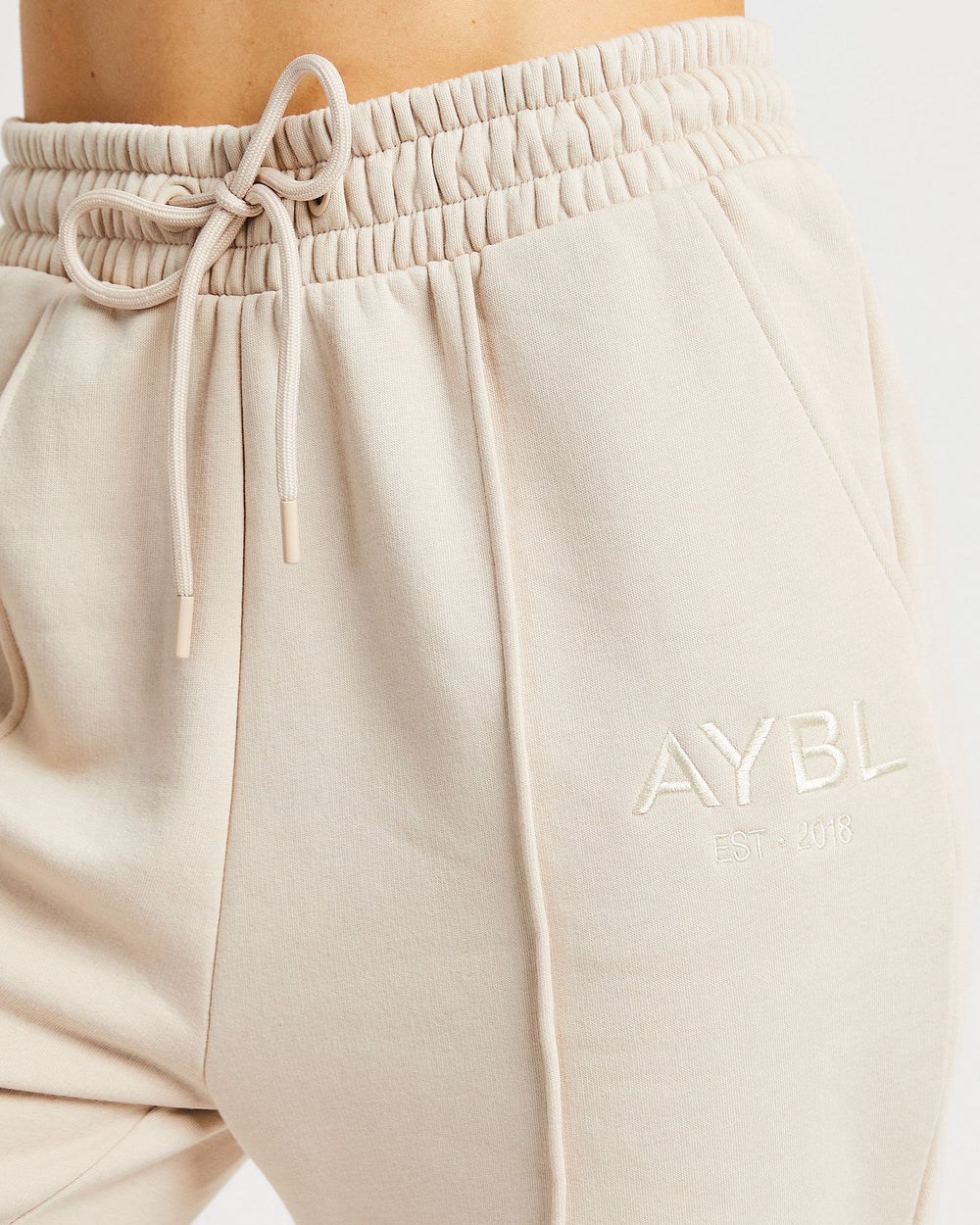 AYBL Luxe Joggers Sand | 68349-NLWZ