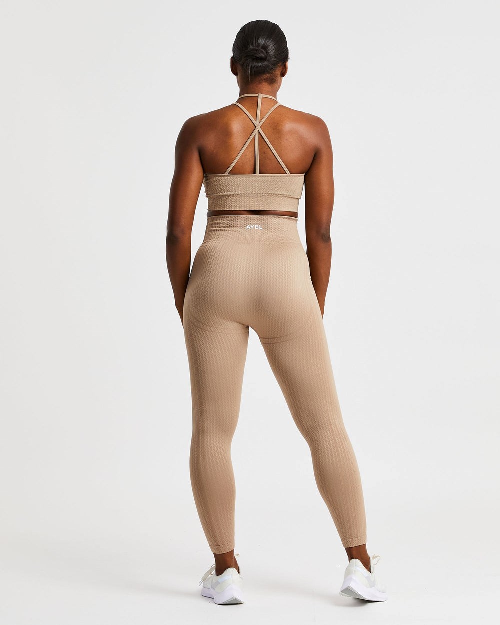 AYBL Luxe Seamless Crop Tank Top Mocha | 01865-DVHG