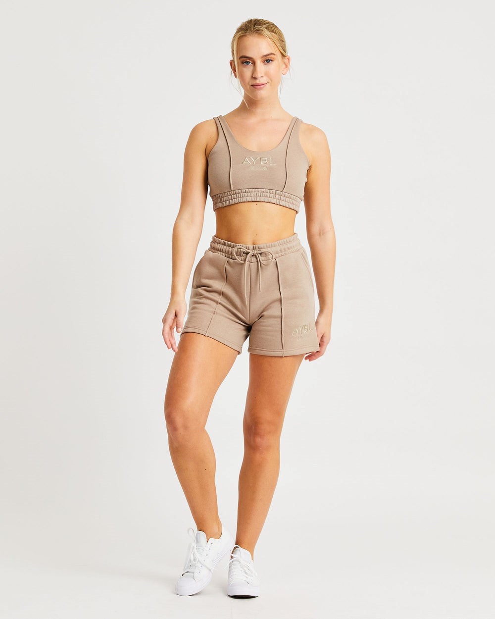 AYBL Luxe Shorts Mocha | 38907-TLWI