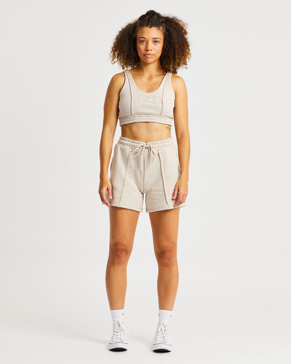 AYBL Luxe Shorts Sand | 14983-FRDC