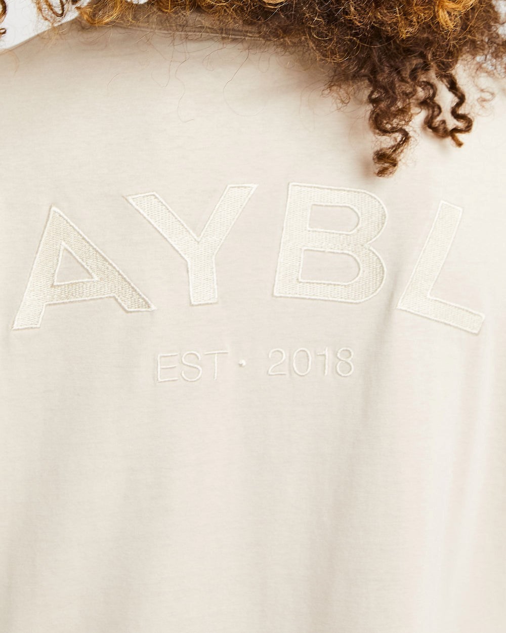 AYBL Luxe T Shirt Sand | 74691-YXWN